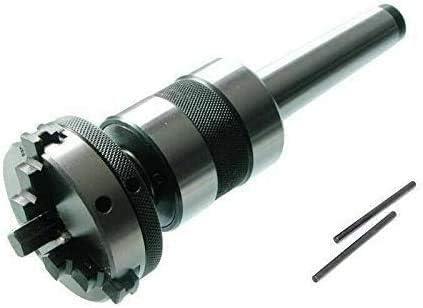 Revolving Live Center Mt3 Threaded M14 X 1 With 50 Mm Mini Scroll Chuck - StellerGear