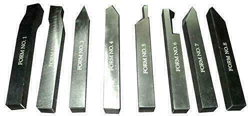 6mm Hss Form Tool Set Of 8 Pieces - StellerGear