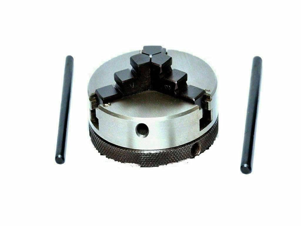 3 Jaw Self Centering Mini Scroll Chuck 65mm - StellerGear