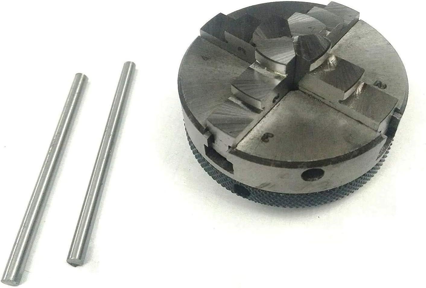 65 Mm 4 Jaws Self Centering Chuck M14 X 1 Mounting Thread Caste Iron Body - StellerGear