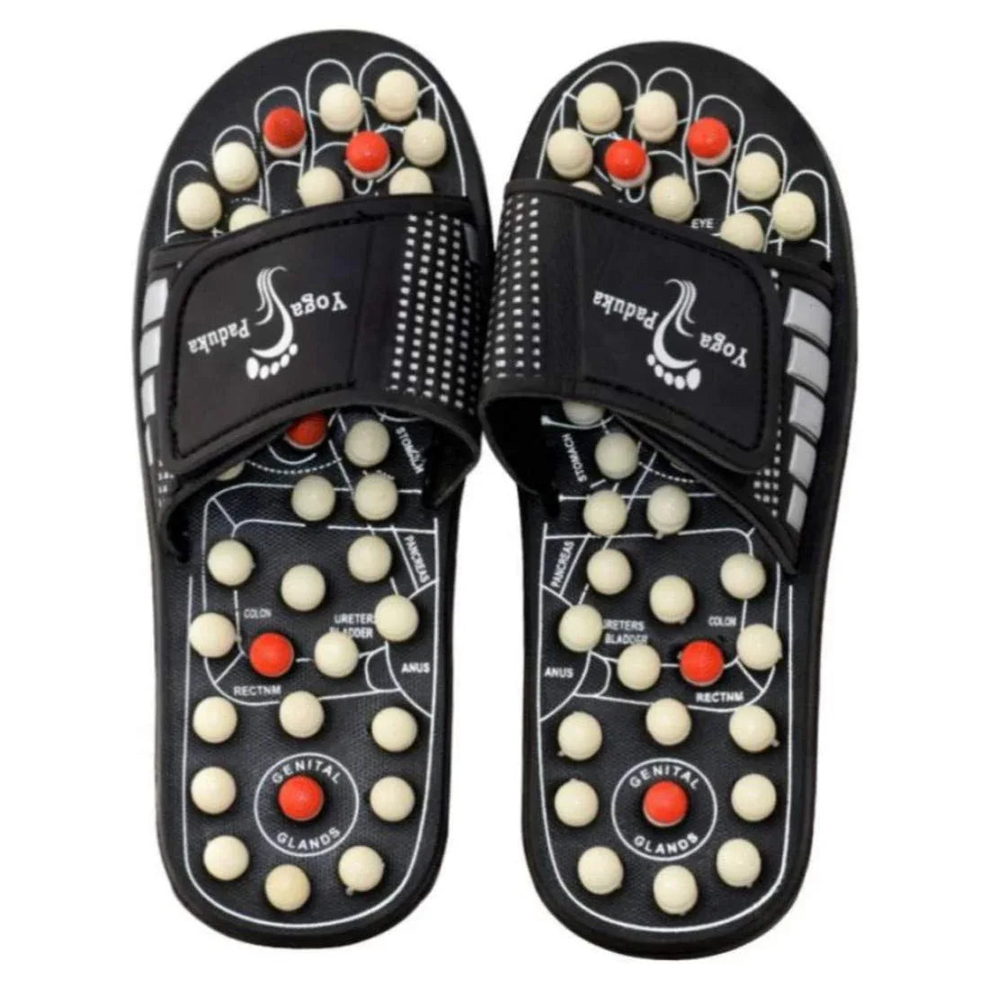 Yoga Paduka Foot Relaxer/Foot Massager Slipper/Acupressure Magnetic Therapy 6uk - StellerGear