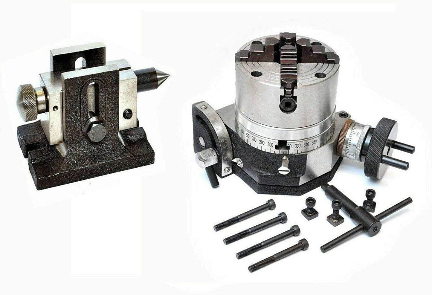 Tilting Rotary Table 4" With 100mm - StellerGear
