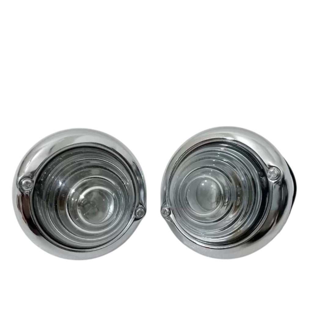 Willys CJ3b CJ3 CJ5 Ford Jeeps Parking Turn Signal Indicator Clear Glass Lights