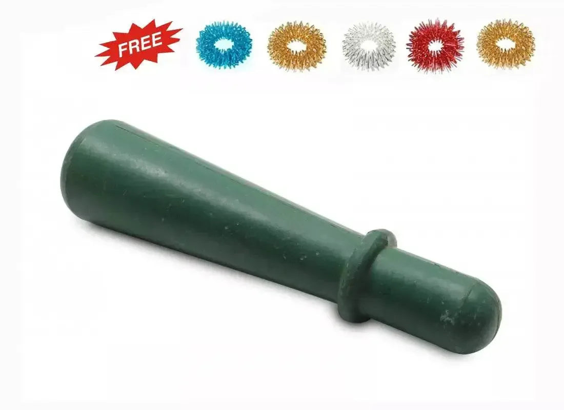 Acupressure Atter Singh Rubber Jimmy Hand Foot Body Massager Free 5 Sujok Rings - StellerGear