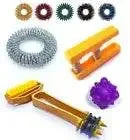 ACUPRESSURE Sujok Rings Set with Massagers and Rollers - StellerGear