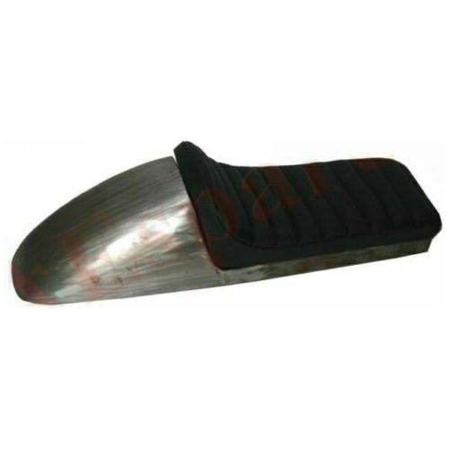 Aftermarket Benelli Mojave cafe racer seat with sleek design and comfortable padding for custom motorcycles.