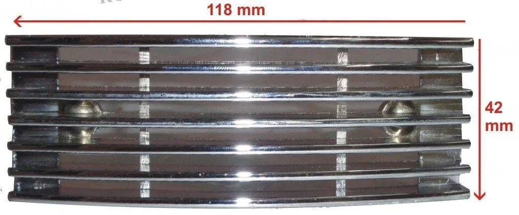 Vespa PX LML Star Stella Chrome Horn Grill/Nose Grill Free Ship - StellerGear
