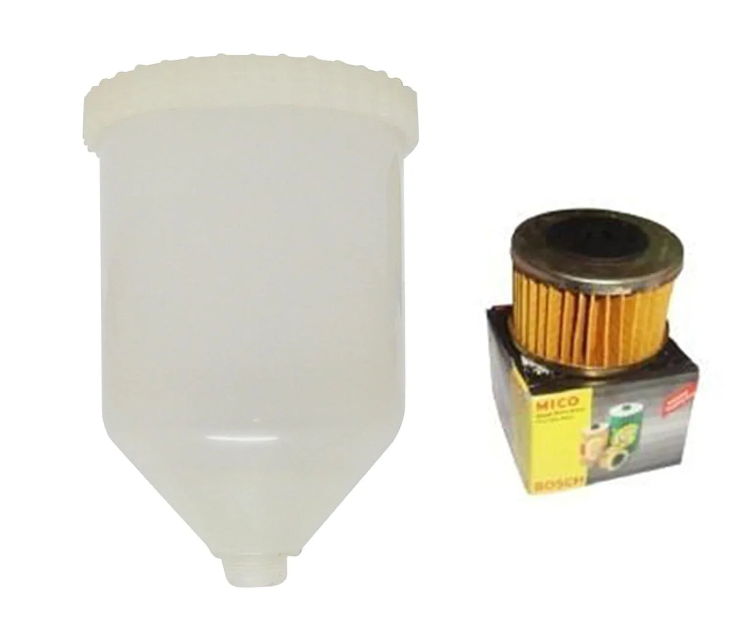 Injector nozzle pop testers kit with clear plastic container and replaceable filter for automotive testing
