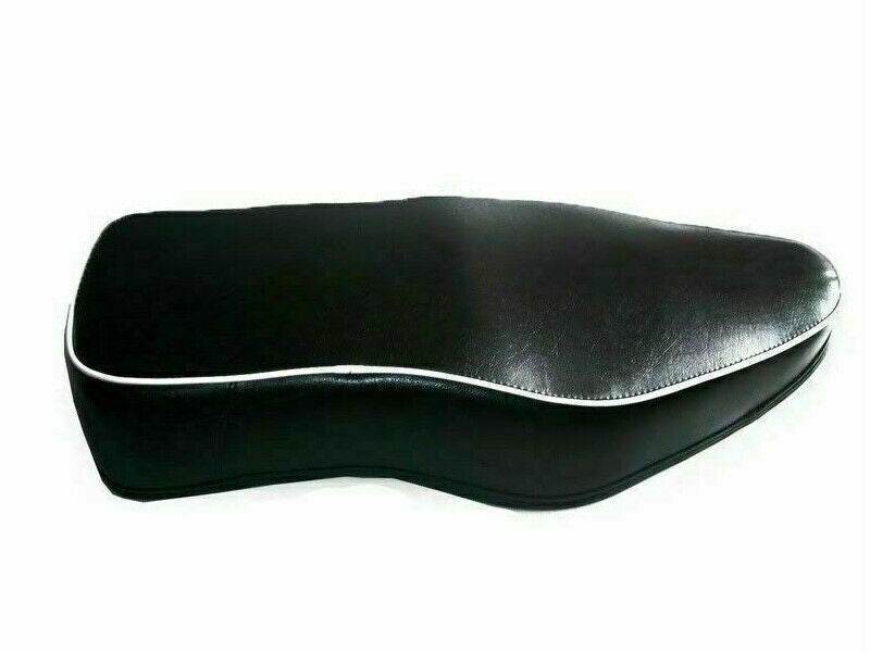 Dual Seat White Piping For BSA A7 A10 B31 B33 Swinging Arm - StellerGear