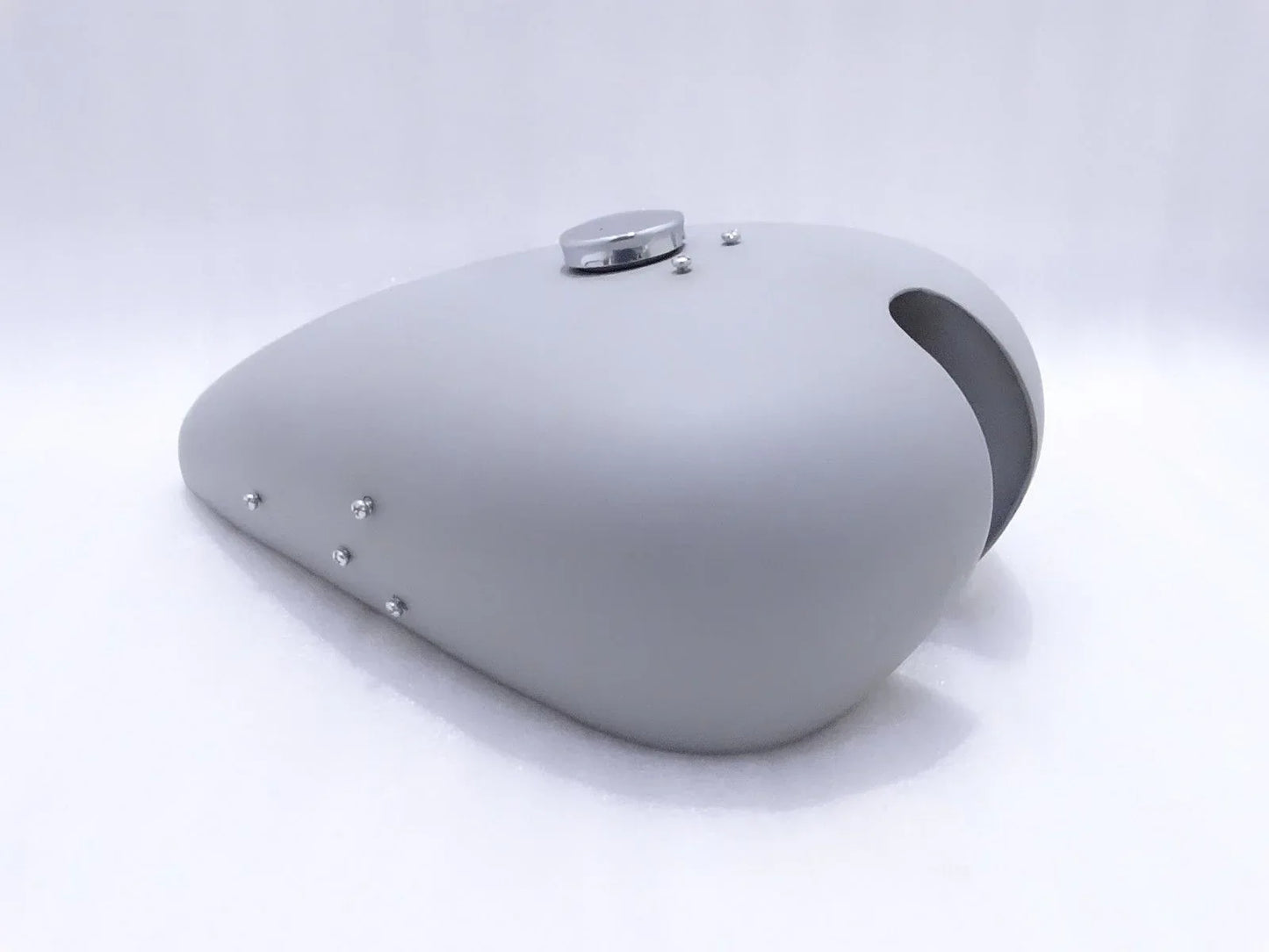 Raw petrol fuel tank made of durable materials in a sleek design with a secure cap