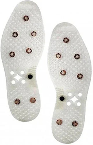 Acupressure health sole Massager (Free Size, White) - StellerGear