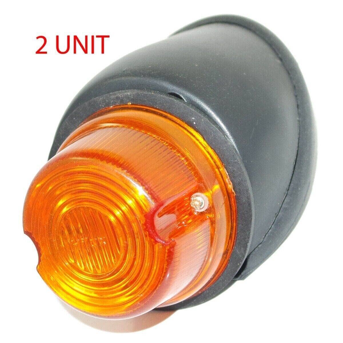 Ford 3600 tractor tail light lens with orange lens for enhanced visibility on tractors