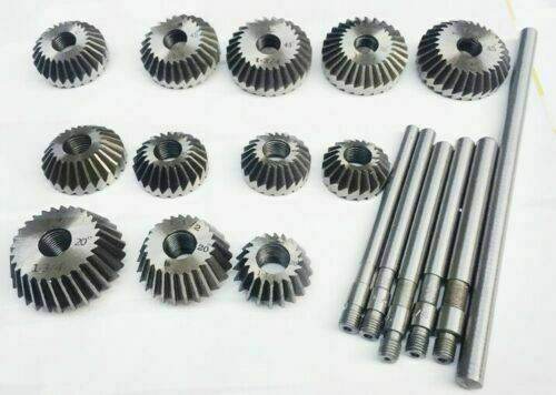 High carbon steel valve seat kit with multiple cutters and adapters for precision restoration