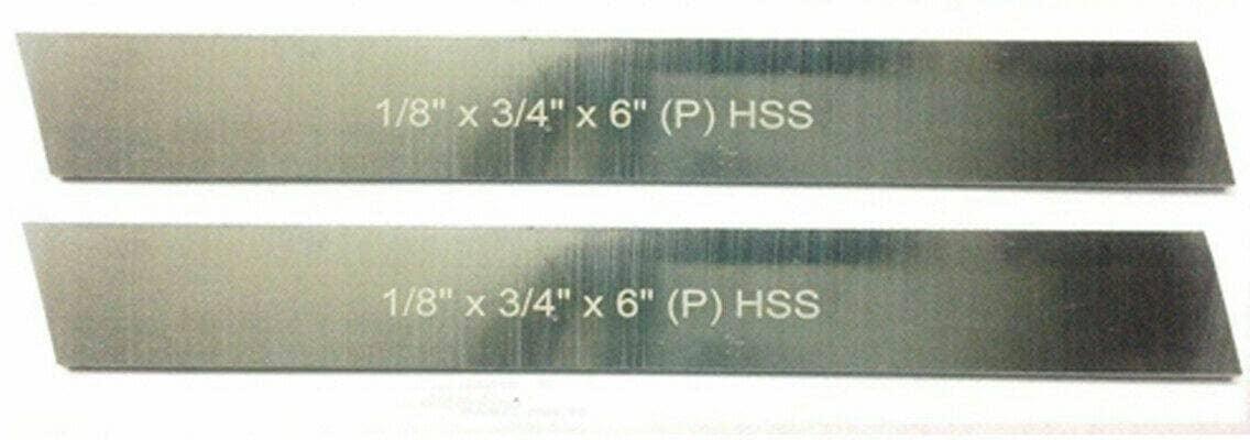Set of 2 HSS Parting Or Cut Off Blades Bits 1/8"x 3/4" (Wide) x 6" (Long) - StellerGear