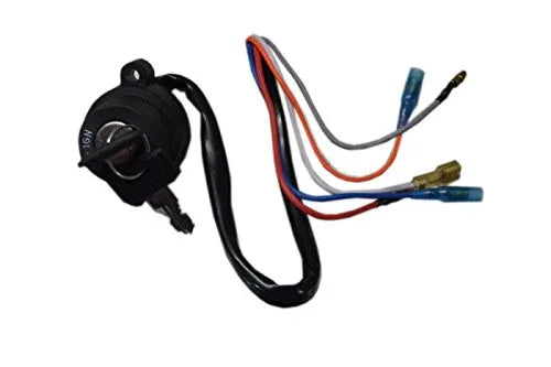 Vehicle ignition switch with attached wires for easy installation and reliable performance