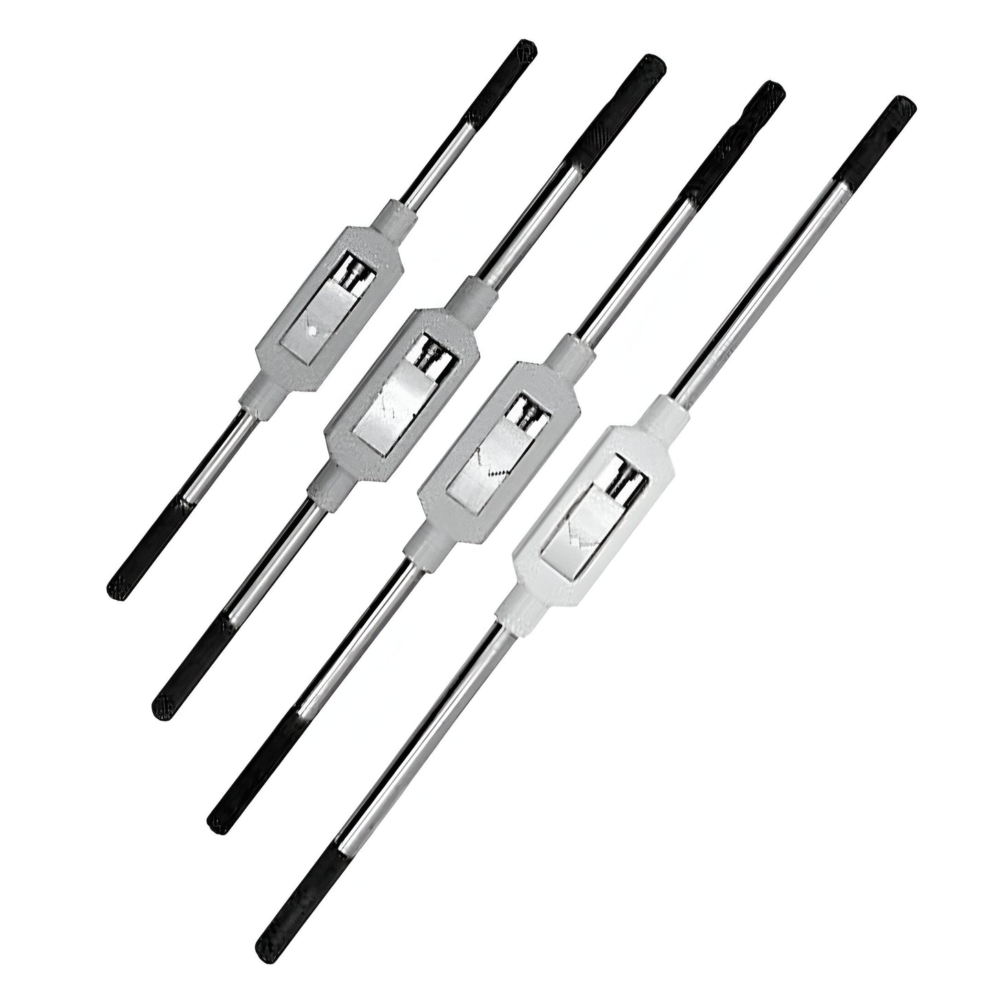 4 Pcs Set Straight Handle Tap Wrench Tap Handle Capacity 1/16" to 1"