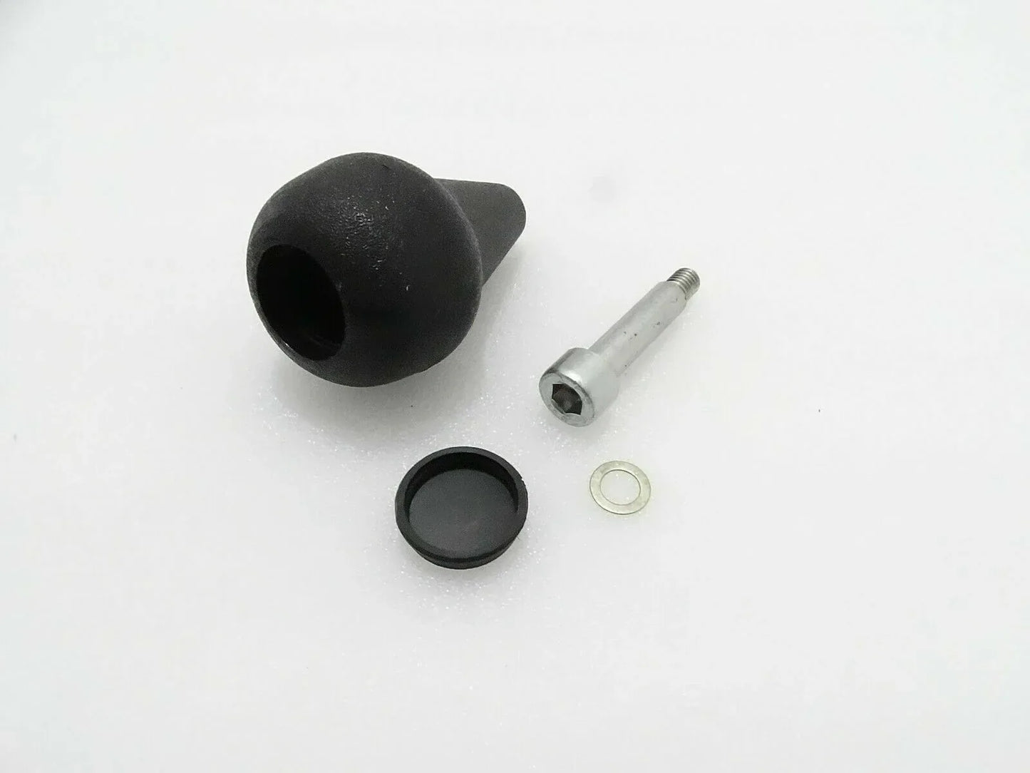 JCB 3CX steering knob replacement, black plastic, ergonomic design for easy steering control