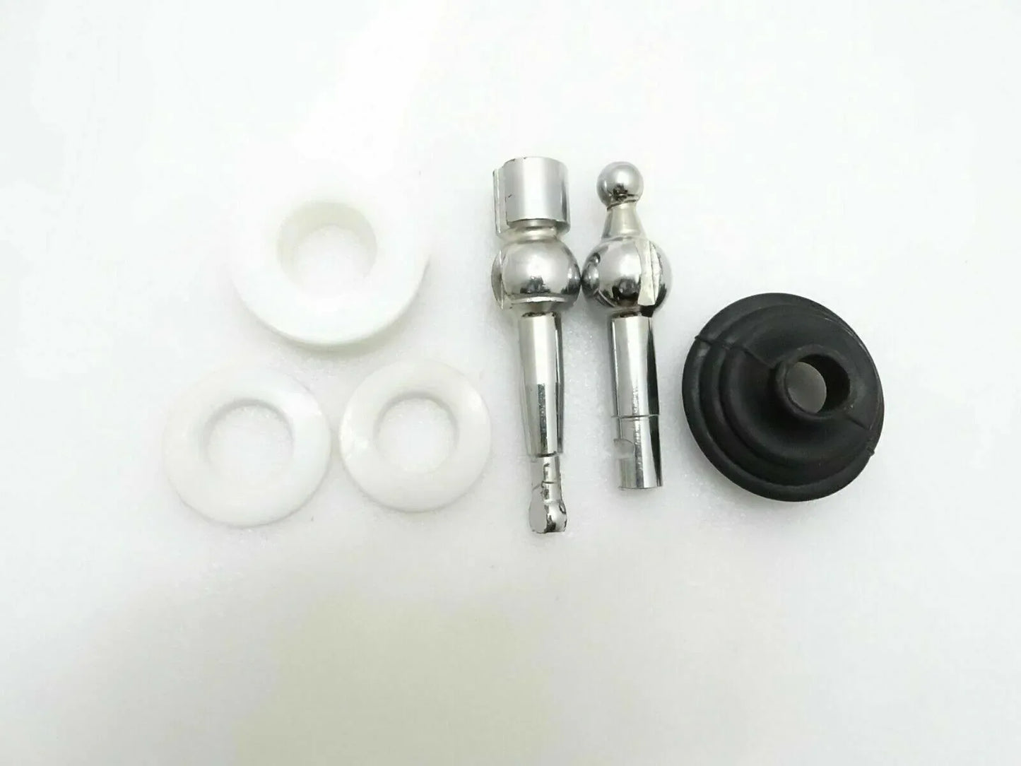 Fit For Jcb gear lever assembly kit with metal parts, rubber boot, and plastic washers