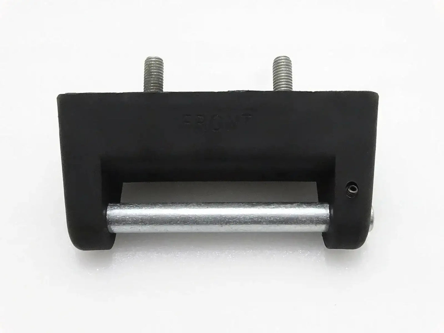 JCB hinge block assembly replacement, durable steel with rubber for machinery support