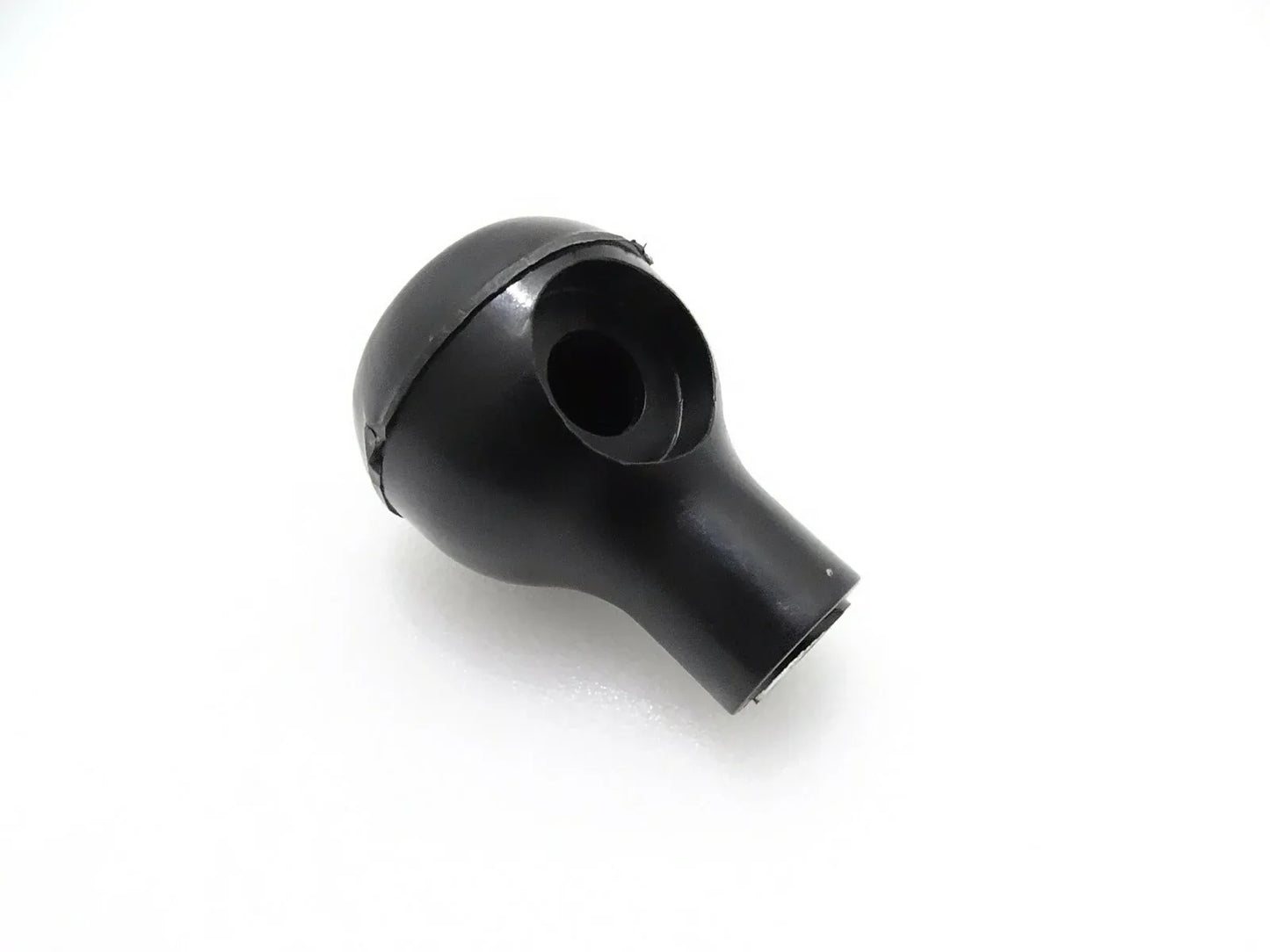 Black plastic loader knob with circular opening