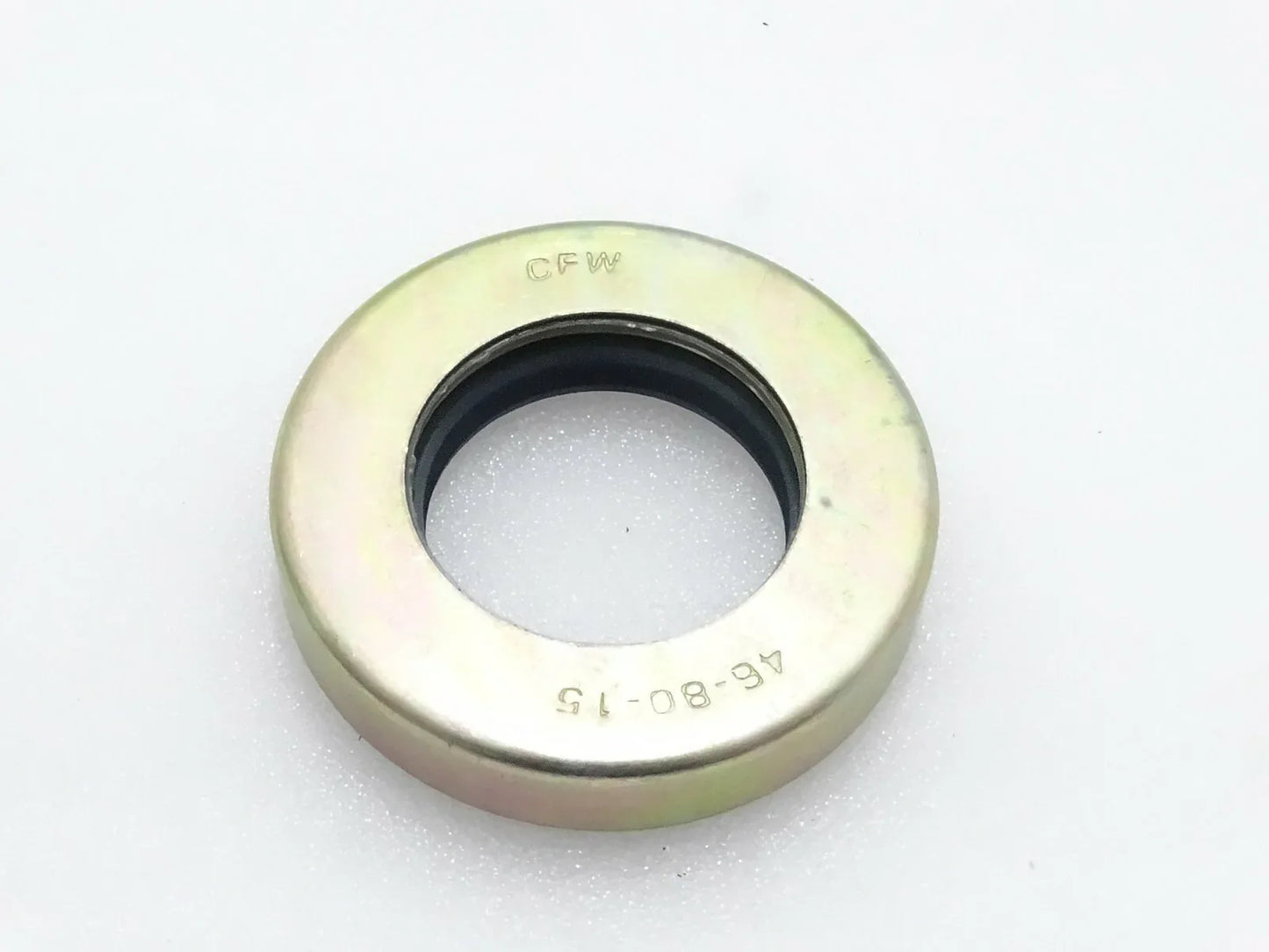 Oil seal with metal outer ring and black inner lip, stamped 904/50040