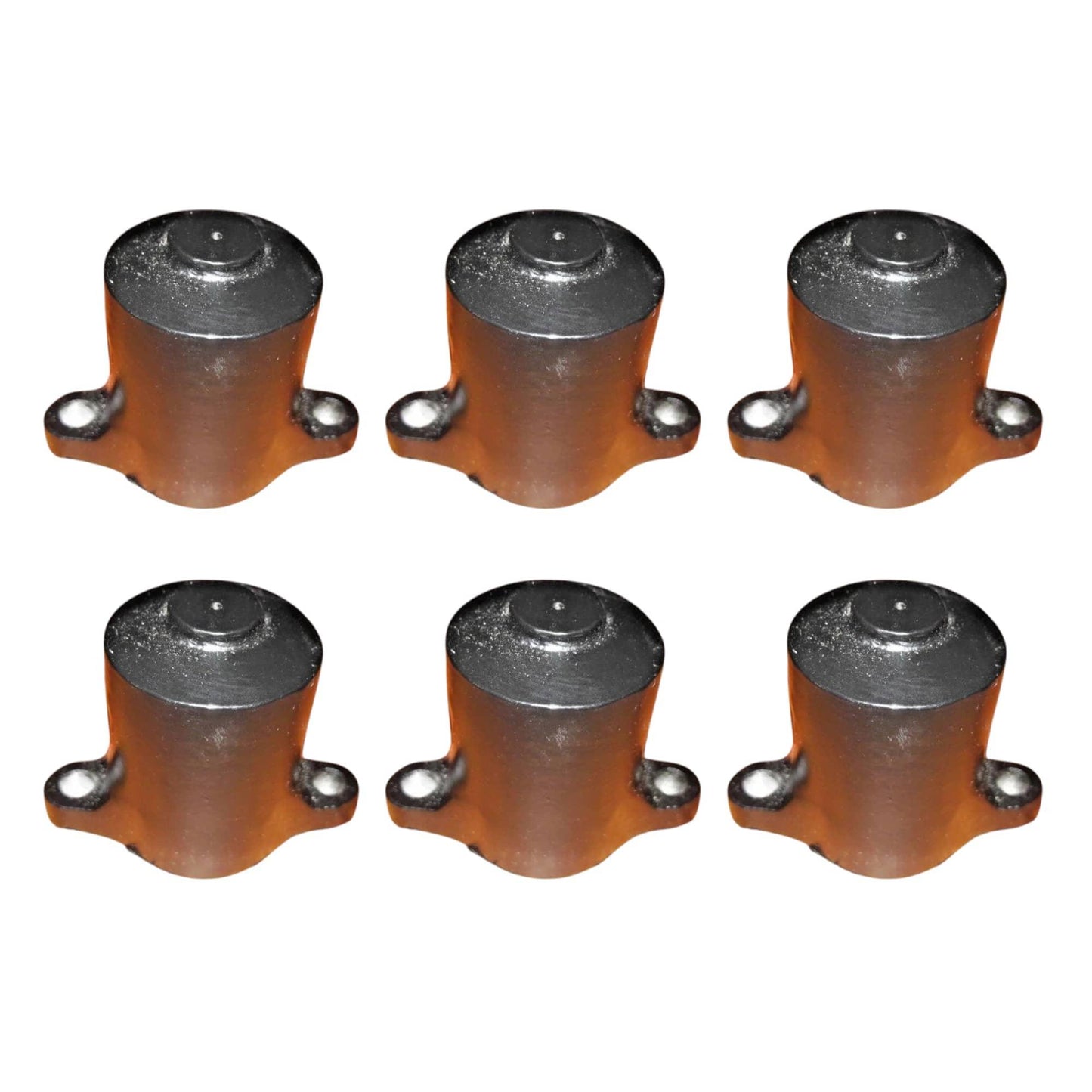 JCB spool back cover 25/615600 in a set of six durable metal pieces for machinery repairs