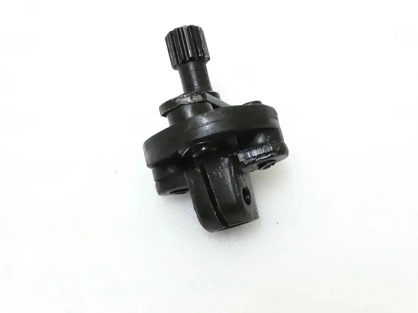 Steering coupling, black metal with splined shaft