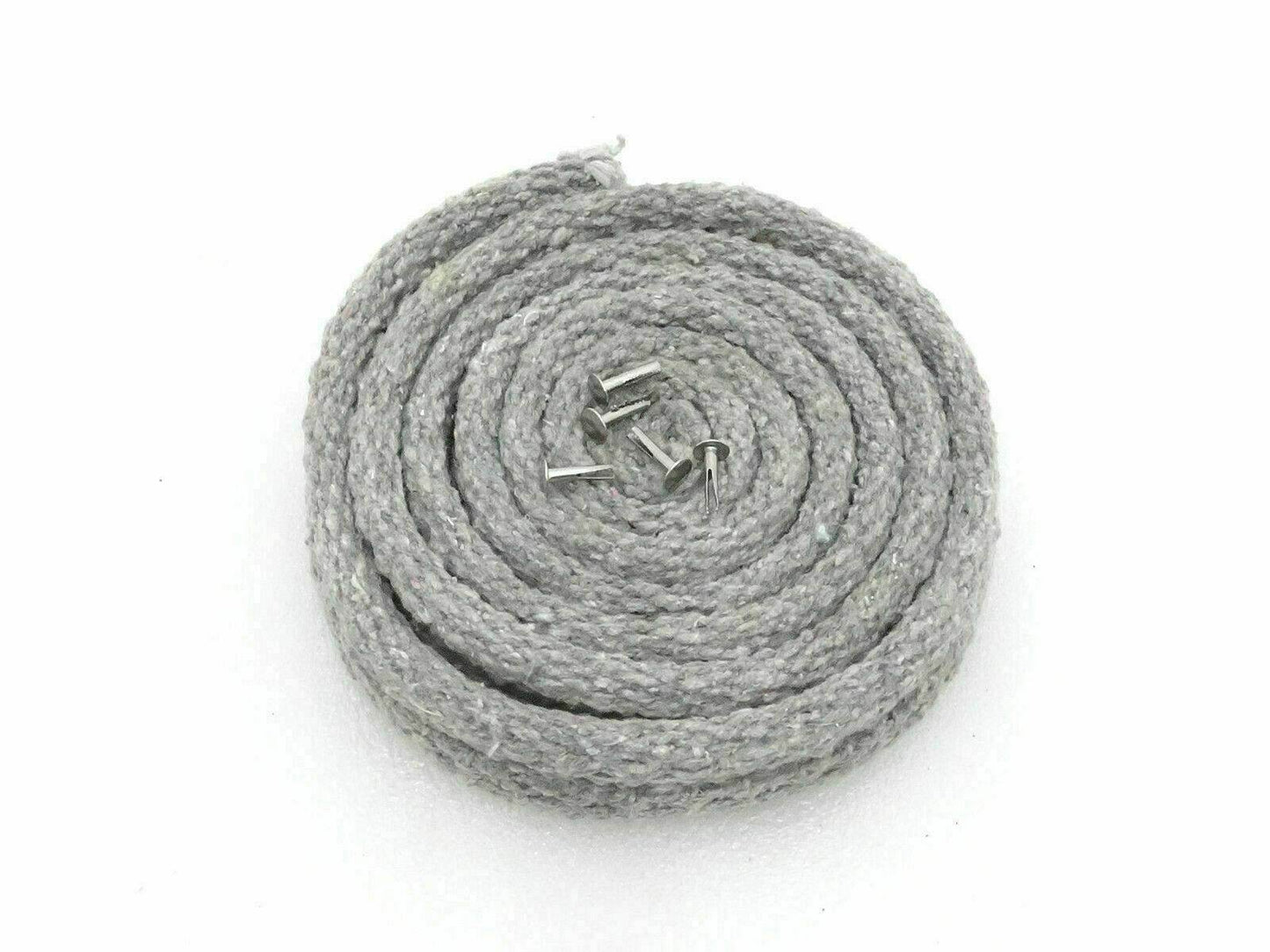 Jeep MB hood welt kit with gray fabric and metal fasteners for reliable hood sealing