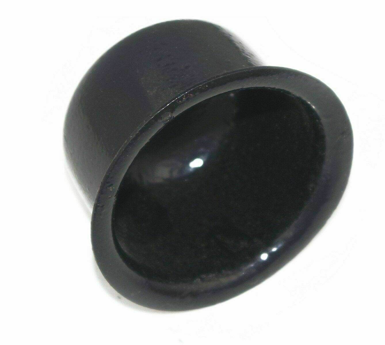 Aftermarket Jeep wheel bearing caps in black, designed for durable protection of wheel bearings