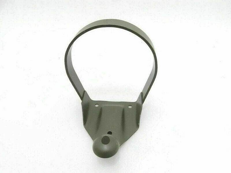 Jeep Willys blackout light bracket in olive green finish for secure automotive lighting installation