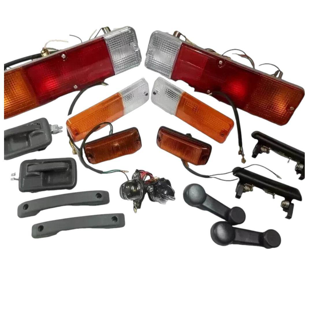 Fit For Suzuki Samurai Sierra SJ410 413 Jimny Gypsy Lights and Handles Set - StellerGear