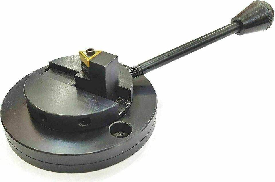 Lathe machine ball turning attachment for precise metal shaping and crafting in workshops