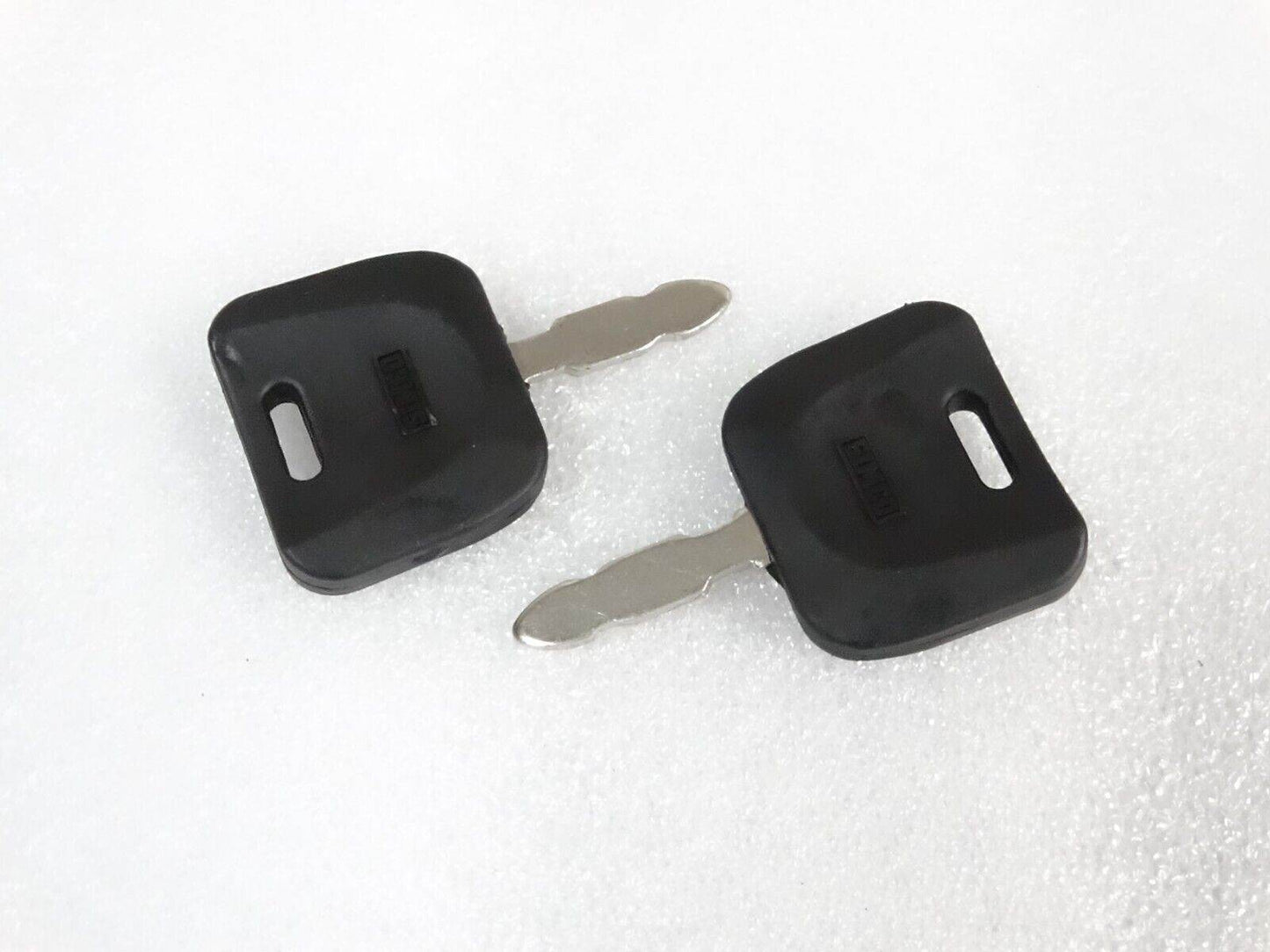 Lucas Ford tractor ignition key set with durable black plastic heads for reliable starting