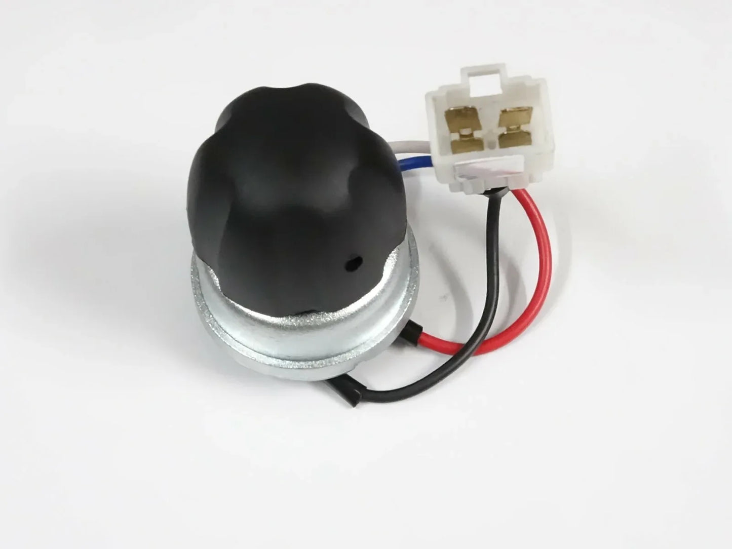 Headlight switch with wire and coupler for Mahindra tractor, durable plastic knob and electrical connections