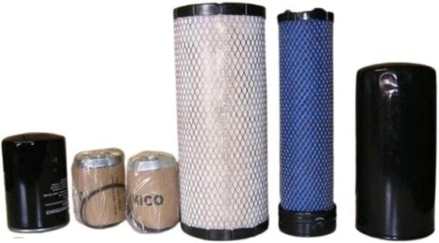 FILTERS PACK OF 6 FOR MAHINDRA TRACTOR 5520 6520 5525 T2 - StellerGear