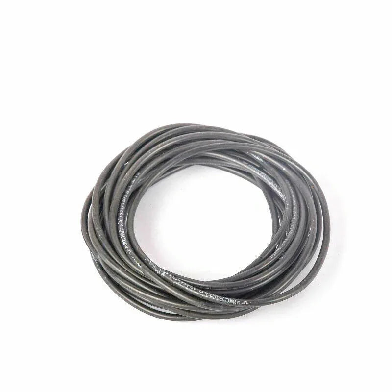 Cylinder sleeve O-ring set of 2, dark gray coiled metal rings