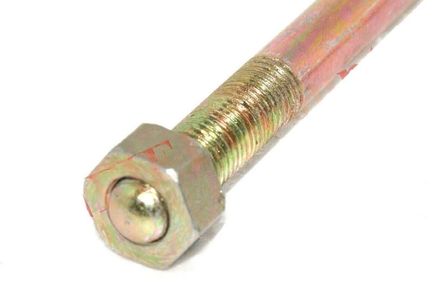 Close-up of a U Type Mudguard Bolt for Massey Ferguson 1035 DI mudguard bolt with hex head and threaded body