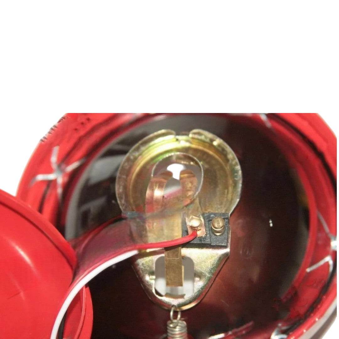 Pair Red Headlight Right Left With Parking Bulb Slot Massey Ferguson 135 - StellerGear
