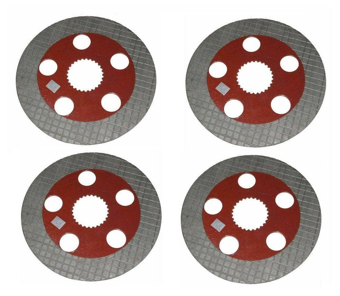Massey Ferguson 240 brake plate set, four durable oil brake plates, designed for efficient tractor braking