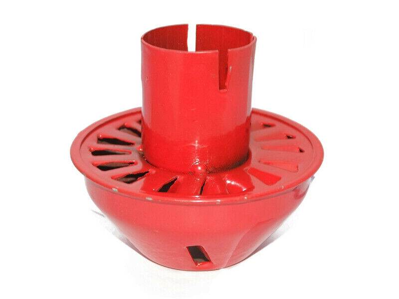 Massey Ferguson air pre-cleaner in red, designed for efficient dust and debris filtration