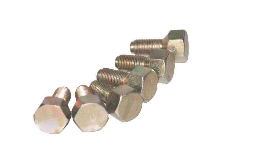 Massey Ferguson front wheel bolts set in various sizes designed for reliable wheel attachment