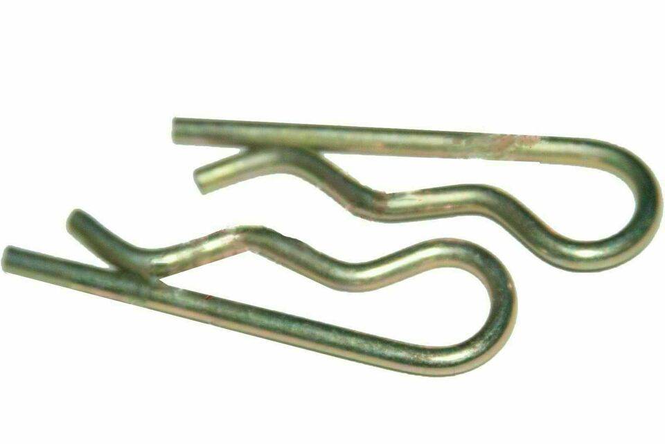 2 X R Clip Spring Cotter Lynch Pins for secure connection of Massey Ferguson hitch pin