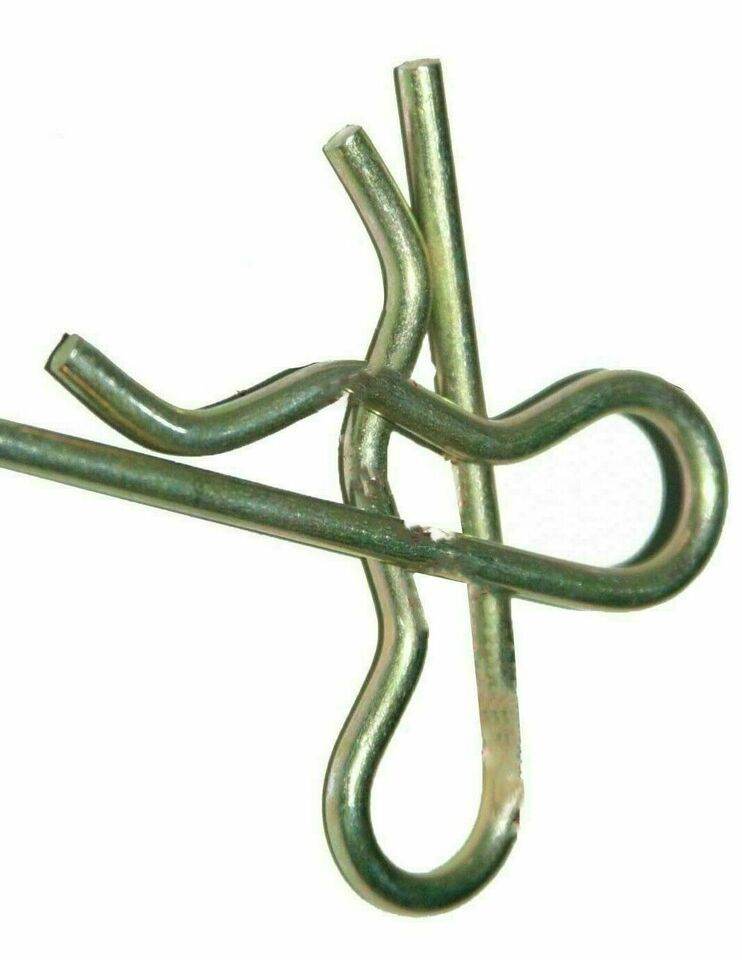 2 X R Clip Spring Cotter Lynch Linch Pin for securing Massey Ferguson hitch pin in place