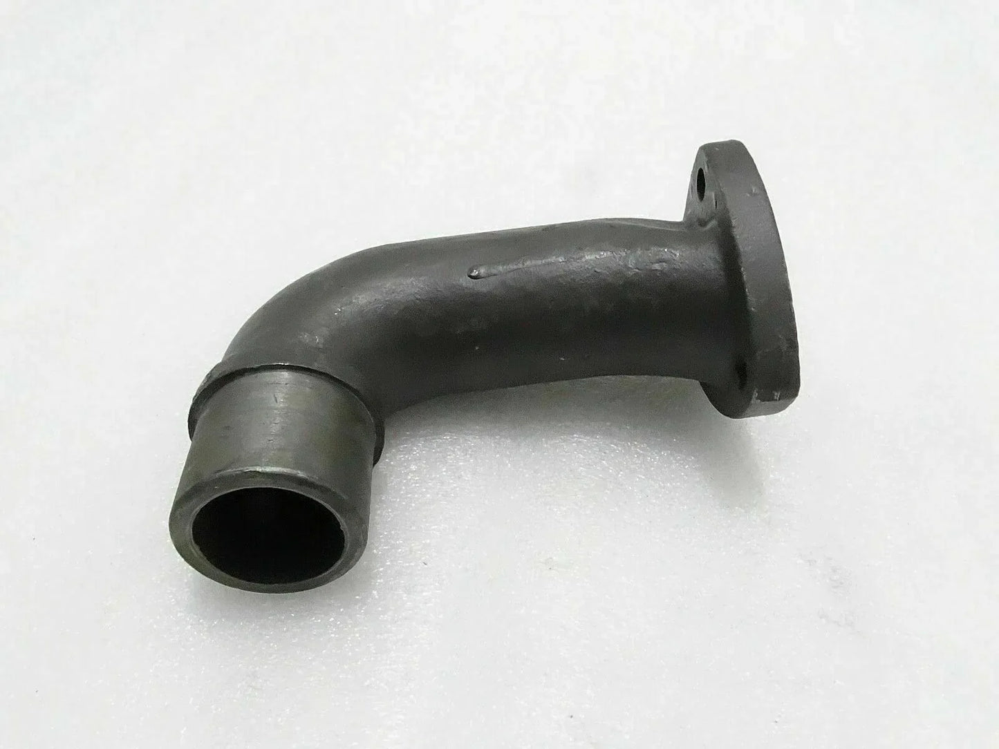 Silencer elbow for Massey Ferguson model, metal construction, designed for tractor exhaust systems