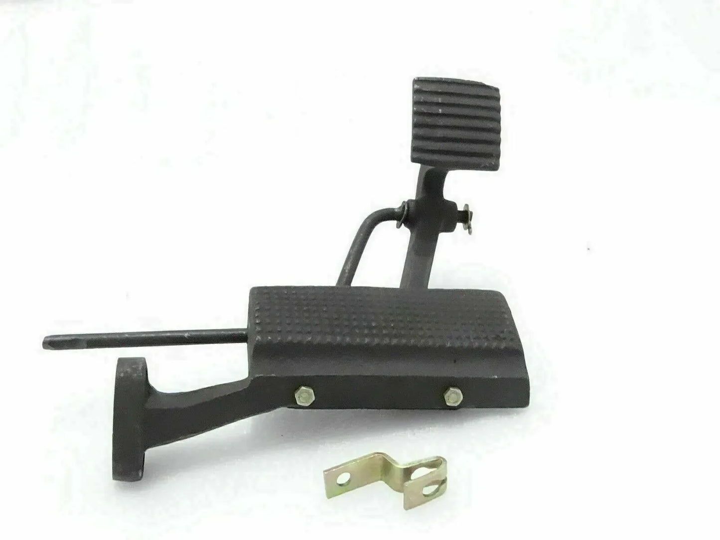 Throttle pedal assembly for Massey Ferguson model, durable metal construction for tractors