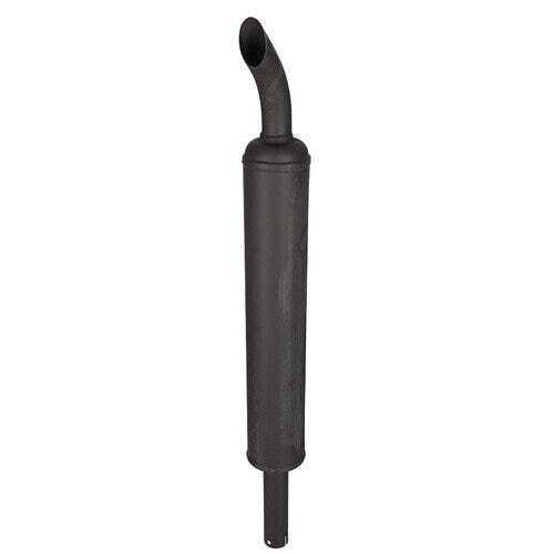 Massey Ferguson model muffler, black steel, designed for tractor exhaust systems
