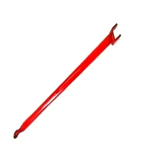 Red axle radius rod for Massey Ferguson model, durable steel construction for tractor stability