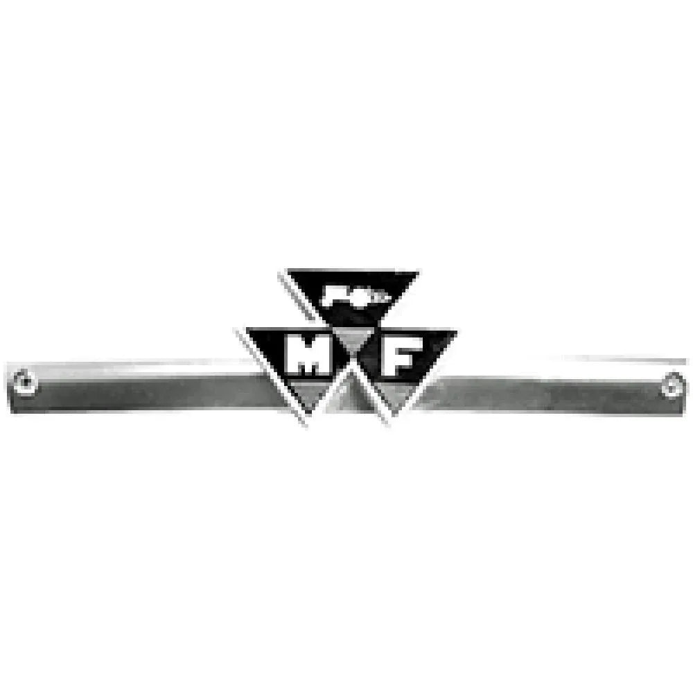 Massey Ferguson model emblem, metal, standard size, accessory for tractors and machinery enthusiasts