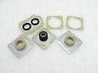 Massey Ferguson steering arm seal kit with rubber and metal components for effective repair of steering arms