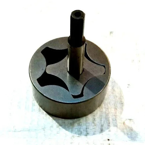 Oil pump rotor shaft for n ford tractor, made of durable steel, designed for efficient oil circulation